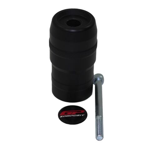 GP Kompozit Yamaha Tenere 700 2019-2024 Uyumlu Egzoz Koruma Takozu Siyah