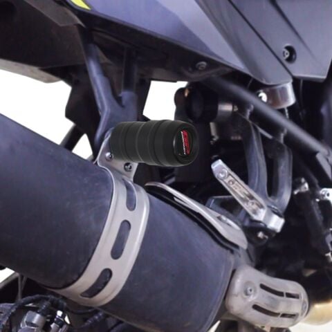 GP Kompozit Yamaha Tenere 700 2019-2024 Uyumlu Egzoz Koruma Takozu Siyah