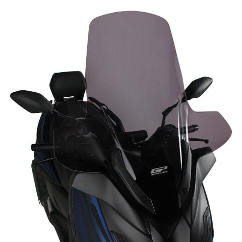 GP Kompozit Yamaha XMAX 250 / 300 / 400 2018-2023 Uyumlu Elcikli Ön Cam Şeffaf