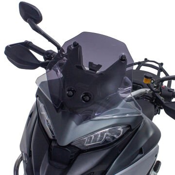 GP Kompozit Ducati Multistrada V4 2021-2023 Uyumlu Spor Ön Cam Füme