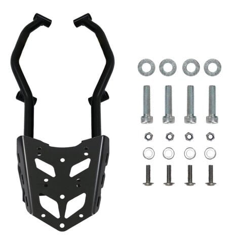 GP Kompozit Yamaha Tenere 700 2019-2024 Uyumlu Arka Çanta Demiri Siyah