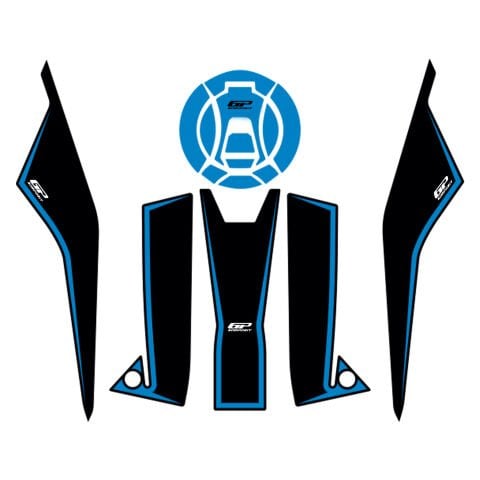 GP Kompozit Zontes ZT368T-G 2026 Uyumlu Tank Pad Mavi
