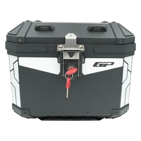GP Kompozit Base Universal 32 lt Alüminyum Motosiklet Çantası Siyah