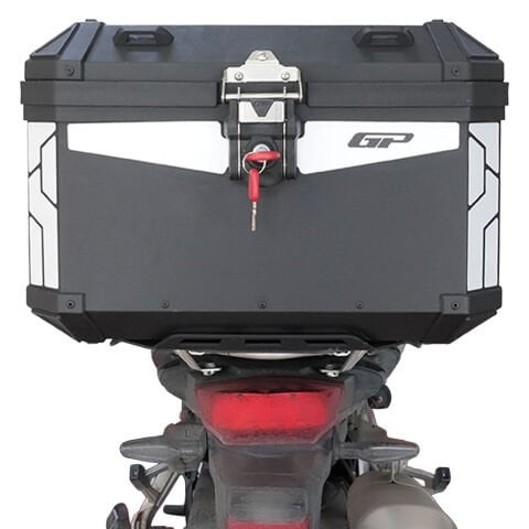 GP Kompozit Base Universal 58 lt Alüminyum Motosiklet Çantası Siyah