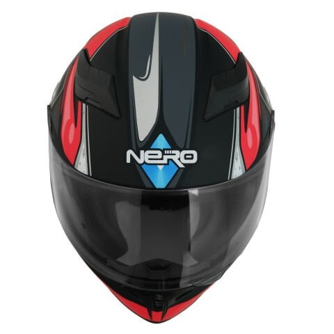 GP NERO MKS003-MBB4R Güneş Vizörlü Şeffaf Full Face Motosiklet Kaskı