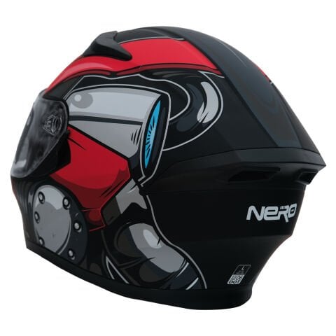 GP NERO MKS003-MBB4R Güneş Vizörlü Şeffaf Full Face Motosiklet Kaskı