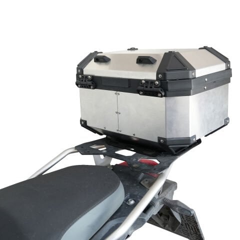 GP Kompozit Base Universal 27 lt Alüminyum Motosiklet Çantası Gri