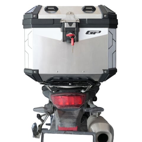 GP Kompozit Base Universal 32 lt Alüminyum Motosiklet Çantası Gri