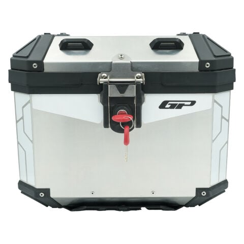 GP Kompozit Base Universal 32 lt Alüminyum Motosiklet Çantası Gri