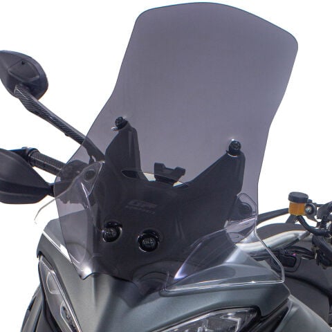 GP Kompozit Ducati Multistrada V4 2021-2023 Uyumlu Tur Camı Füme