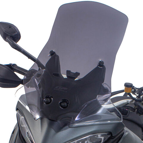 GP Kompozit Ducati Multistrada V4 2021-2023 Uyumlu Tur Camı Füme