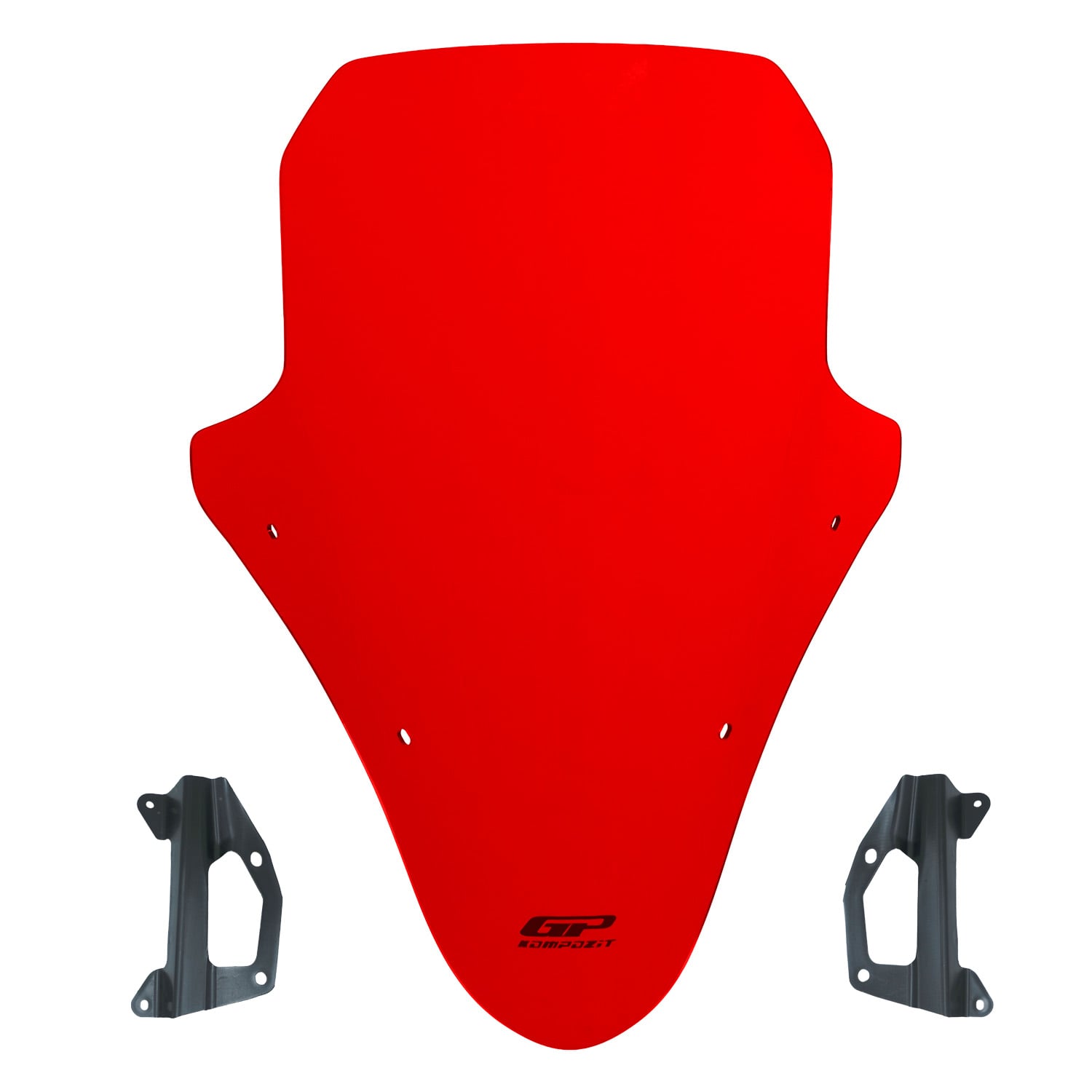 GP Kompozit Honda PCX 125 / 150 2018-2020 Uyumlu Ön Cam Kırmızı