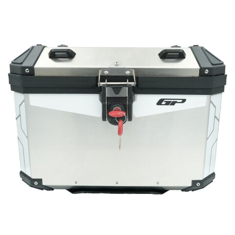 GP Kompozit Base Universal 51 lt Alüminyum Motosiklet Çantası Gri