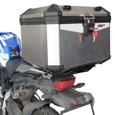 GP Kompozit Base Universal 63 lt Alüminyum Motosiklet Çantası Gri
