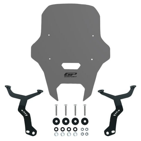 GP Kompozit Yamaha WR 125 R 2025-2026 Uyumlu Kısa Ön Cam Füme
