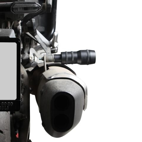 GP Kompozit Honda NT 1100 2022-2025 Uyumlu Egzoz Koruma Takozu Siyah