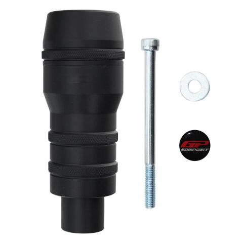 GP Kompozit Honda NT 1100 2022-2025 Uyumlu Egzoz Koruma Takozu Siyah