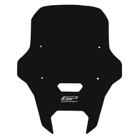 GP Kompozit Yamaha WR 125 R 2025-2026 Uyumlu Kısa Ön Cam Siyah