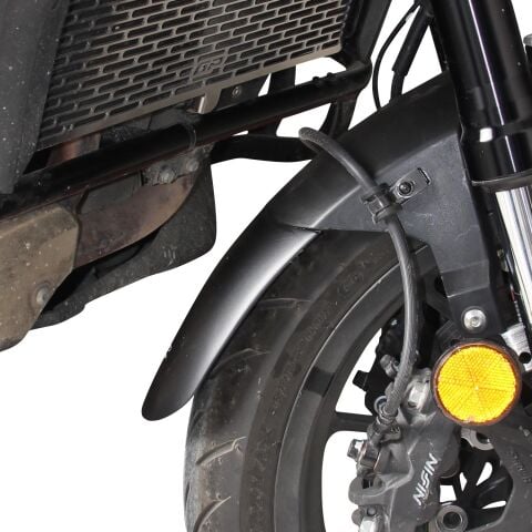 GP Kompozit Honda NT 1100 2022-2023 Uyumlu Ön Çamurluk Uzatma Siyah