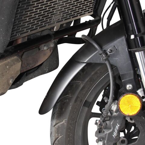 GP Kompozit Honda NT 1100 2022-2023 Uyumlu Ön Çamurluk Uzatma Siyah