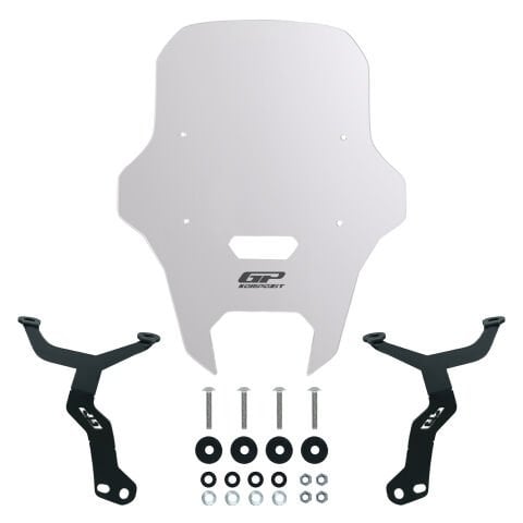 GP Kompozit Yamaha WR 125 R 2025-2026 Uyumlu Kısa Ön Cam Şeffaf