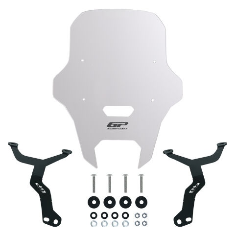 GP Kompozit Yamaha WR 125 R 2025-2026 Uyumlu Kısa Ön Cam Şeffaf