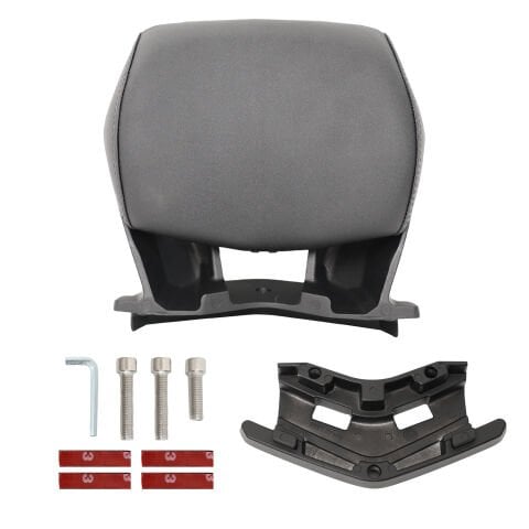 GP Kompozit Yamaha NMAX 125 / 155 2021-2024 Uyumlu Dikişli Sissy Bar Siyah