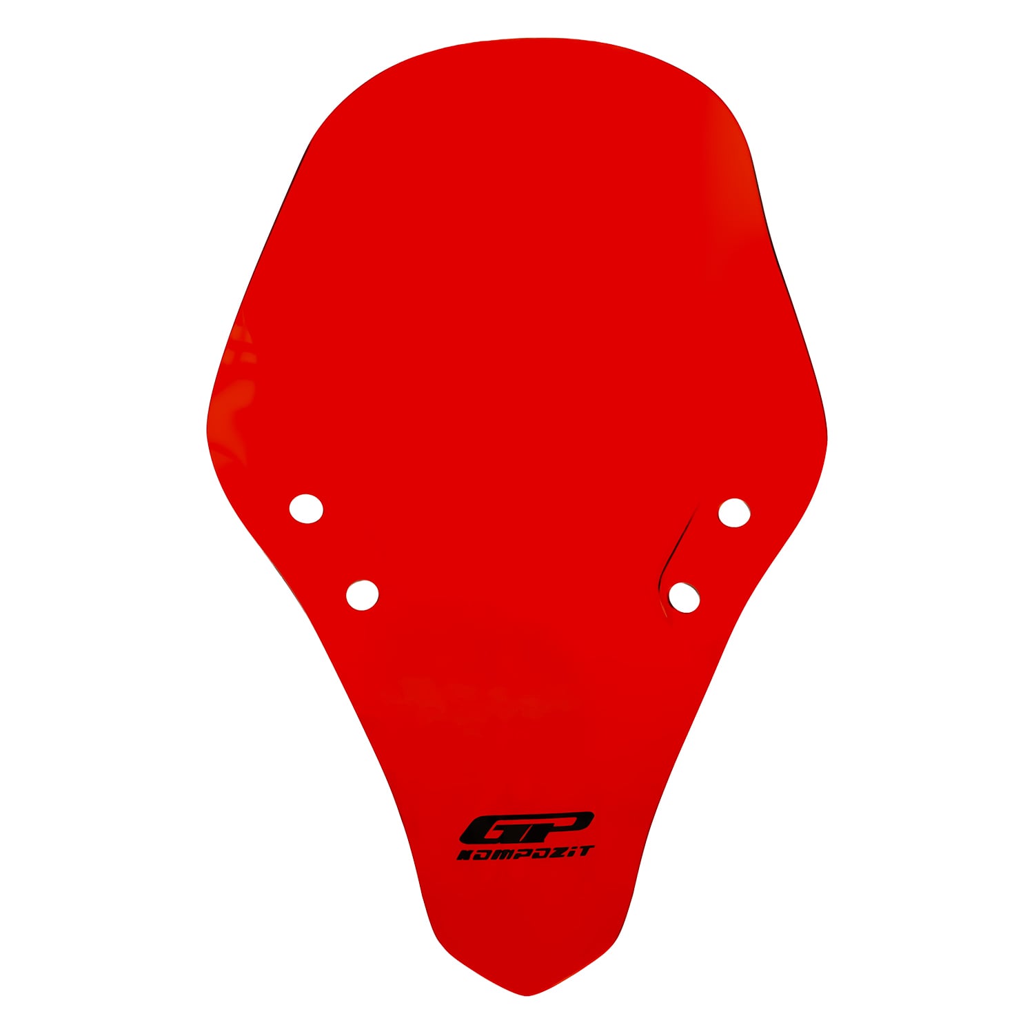GP Kompozit CF Moto 250 SR 2020-2025 Uyumlu Ön Cam Kırmızı