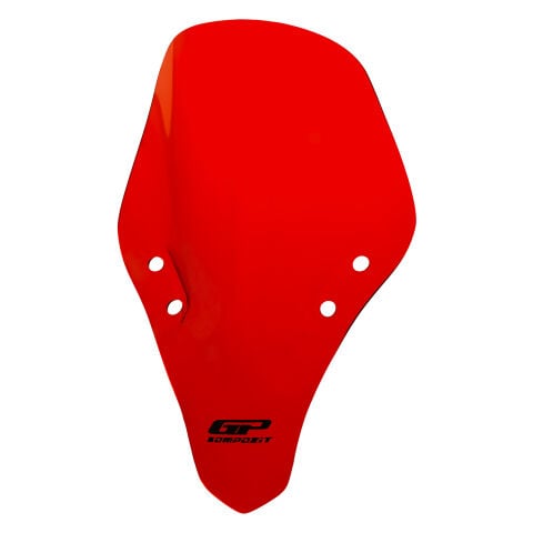 GP Kompozit CF Moto 250 SR 2020-2025 Uyumlu Ön Cam Kırmızı