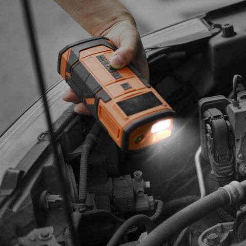 GP Kompozit LTK002 4in1 150 PSI 8000 mAh Akü Takviyeli Taşınabilir Şarjlı Hava Pompası