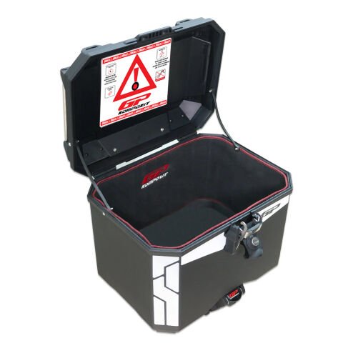 GP Kompozit Universal 33 lt Plastik Motosiklet Çantası Siyah