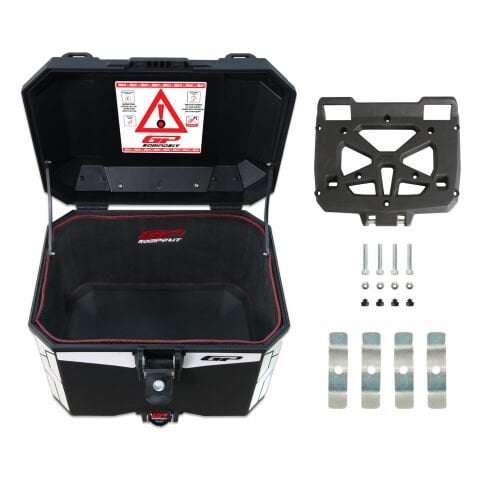 GP Kompozit Universal 33 lt Plastik Motosiklet Çantası Siyah