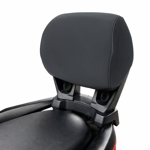 GP Kompozit Yamaha NMAX 125 / 155 2025-2026 Uyumlu Dikişli Sissy Bar Siyah