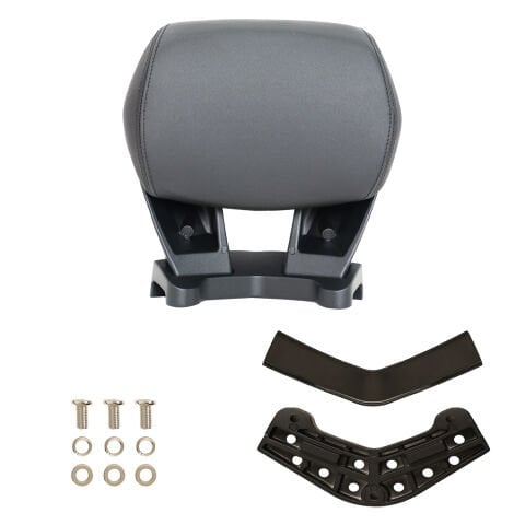 GP Kompozit Yamaha NMAX 125 / 155 2025-2026 Uyumlu Dikişli Sissy Bar Siyah