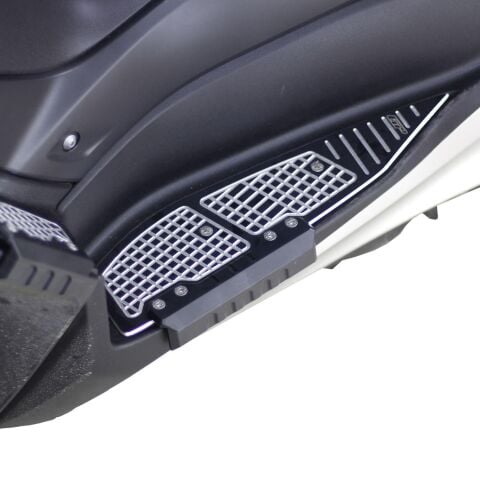 GP Kompozit Yamaha XMAX 250-400 2018-2022 Uyumlu Basamak Alüminyum Gri