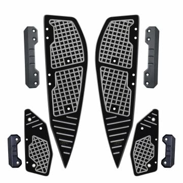 GP Kompozit Yamaha XMAX 250-400 2018-2022 Uyumlu Basamak Alüminyum Gri