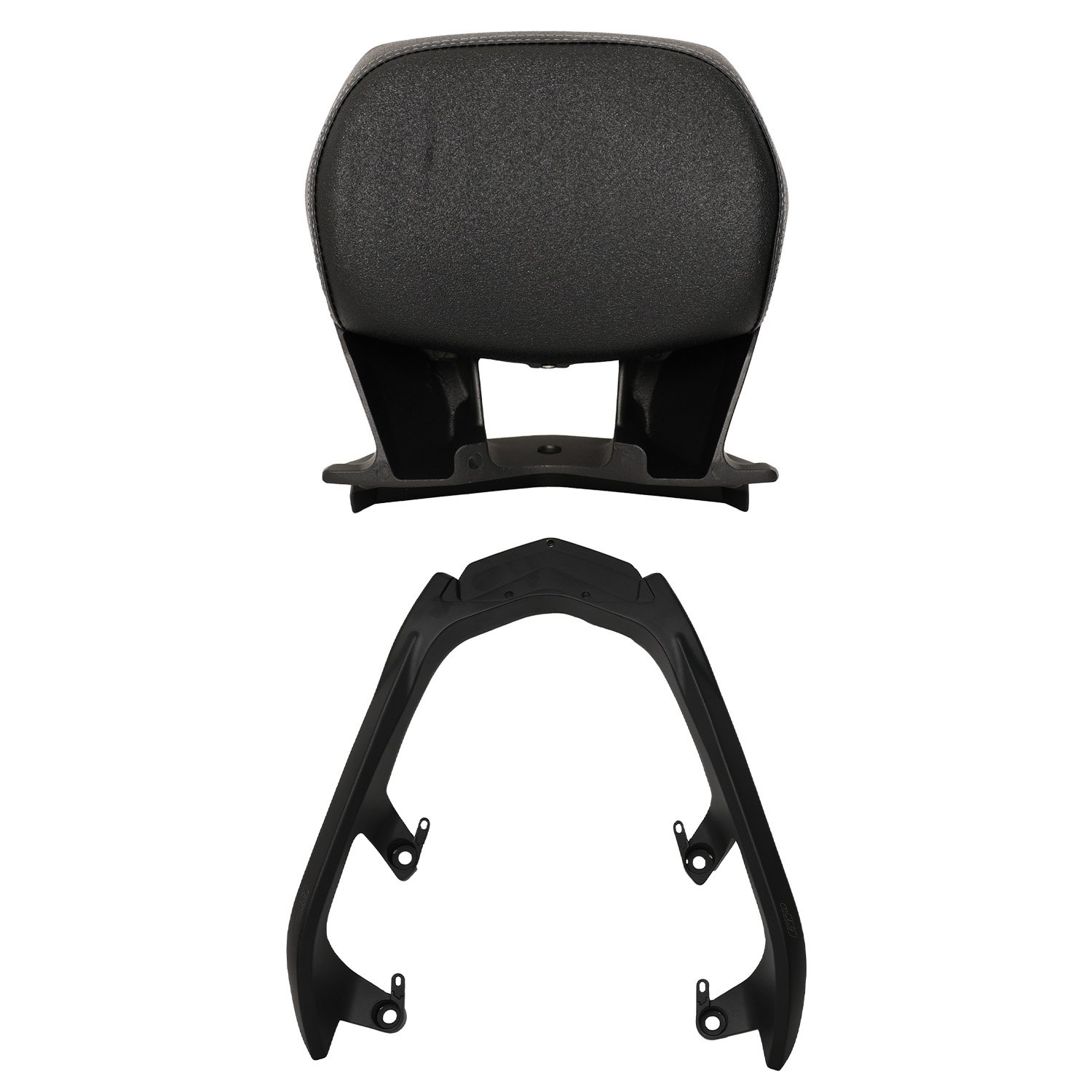 GP Kompozit Yamaha XMAX 250-400 2018-2025 Uyumlu Dikişli Sissy Bar Siyah