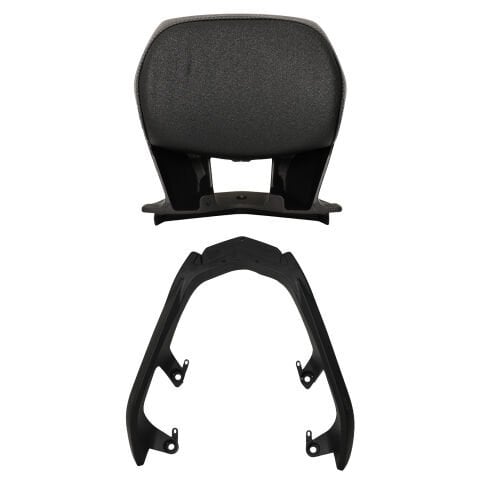 GP Kompozit Yamaha XMAX 250-400 2018-2025 Uyumlu Dikişli Sissy Bar Siyah