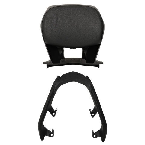 GP Kompozit Yamaha XMAX 250-400 2018-2026 Uyumlu Dikişli Sissy Bar Siyah