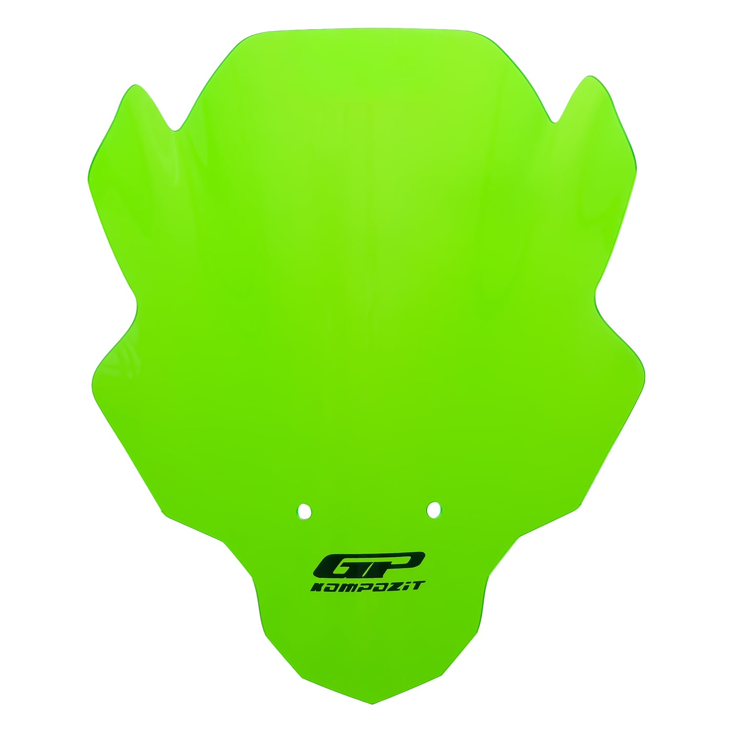 GP Kompozit Kawasaki Z 250 SL 2015-2018 Uyumlu Ön Cam Yeşil