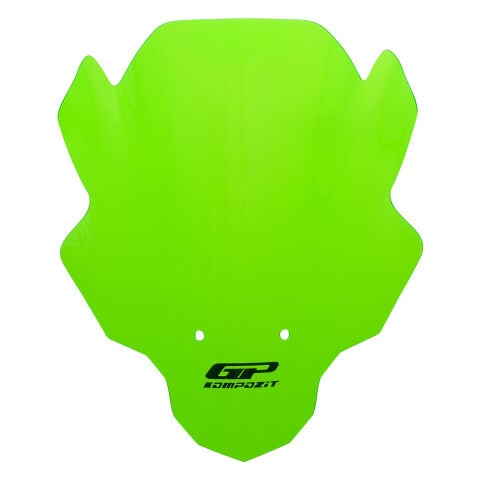 GP Kompozit Kawasaki Z 250 SL 2015-2018 Uyumlu Ön Cam Yeşil