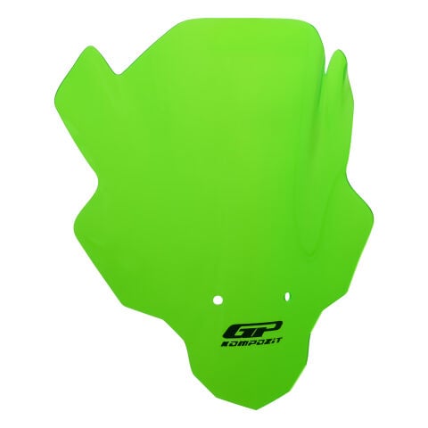 GP Kompozit Kawasaki Z 250 SL 2015-2018 Uyumlu Ön Cam Yeşil