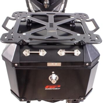 GP Kompozit Universal Köşeli Çanta Üstü Demiri Siyah 50 Litre