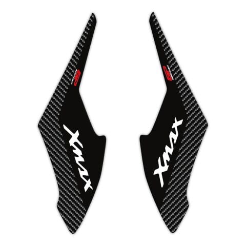 GP Kompozit Yamaha XMAX 2018-2022 Uyumlu Yan Pad Seti Siyah-Karbon