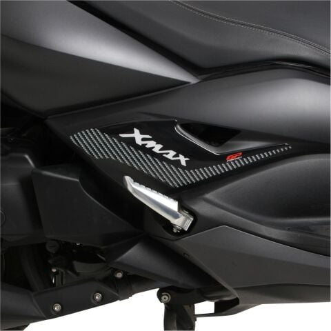 GP Kompozit Yamaha XMAX 2018-2022 Uyumlu Yan Pad Seti Siyah-Karbon