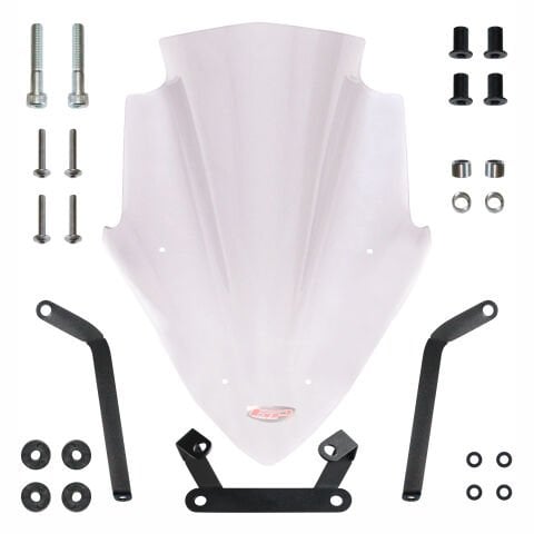 GP Kompozit Bajaj Pulsar NS 200 2011-2024 Uyumlu Ön Cam Şeffaf