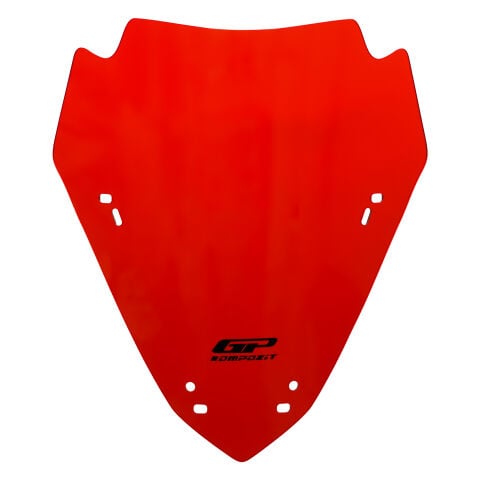 GP Kompozit Yamaha XMAX 250 2024-2026 Uyumlu Spor Ön Cam Kırmızı