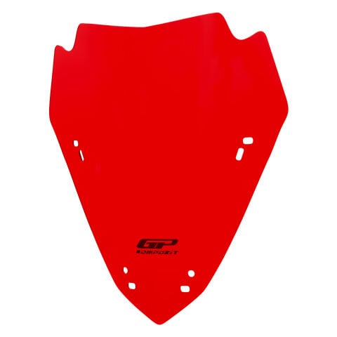 GP Kompozit Yamaha XMAX 250 2024-2026 Uyumlu Spor Ön Cam Kırmızı