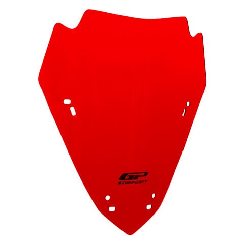 GP Kompozit Yamaha XMAX 250 2024-2026 Uyumlu Spor Ön Cam Kırmızı