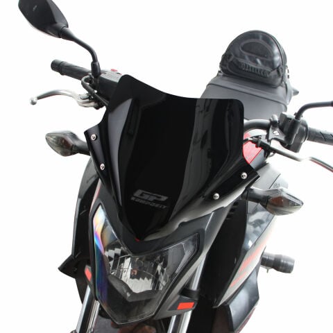 GP Kompozit Honda CB650F 2014-2020 Uyumlu Kısa Ön Cam Şeffaf